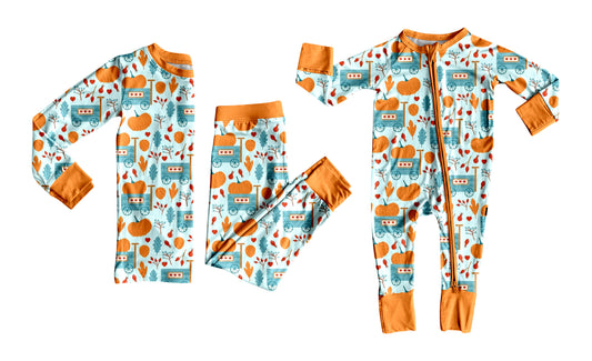 25.7.15 custom each style moq 5eta 4-6week Sibling Sister pumpkin baby girl long sleeve pants sets and rompers match family design