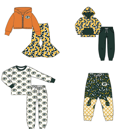 Custom moq 5 mix size milk silk summer teams baby girls clothes camouflage hooded long sleeve pants sets 2 and boy pants sets and pant-25.8.7