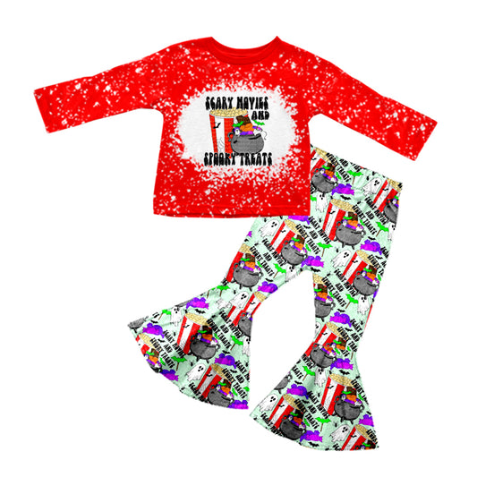 7.24 custom each style moq 5eta 4-6week baby girls clothes red long sleeve pants sets