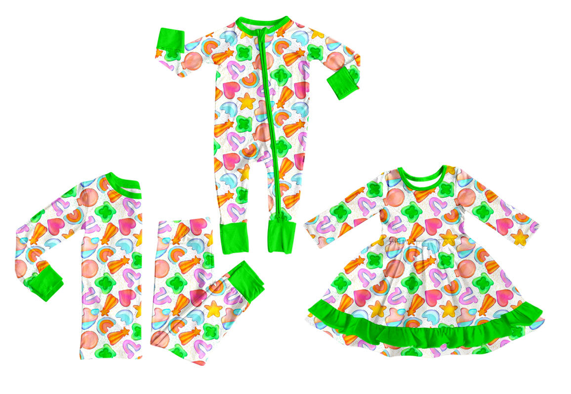 25.9.30 custom each style moq 8 eta 6-8week Sibling Sisters baby girl long sleeve pants sets and dress and rompers match family design