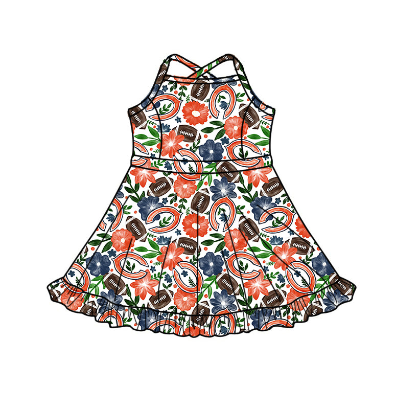 Custom moq 5 mix size milk silk summer teams Baby Girl Sleeveless Top And Orange Shorts Set Sleeveless Skirt Set Yoga Dress Romper