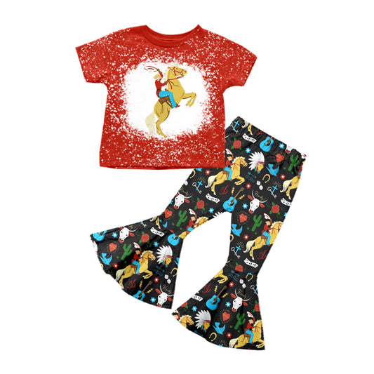 8.17 custom each style moq 5eta 4-6week Sibling Sister catcus red baby girls short sleeve sets and dress and rompers match family design