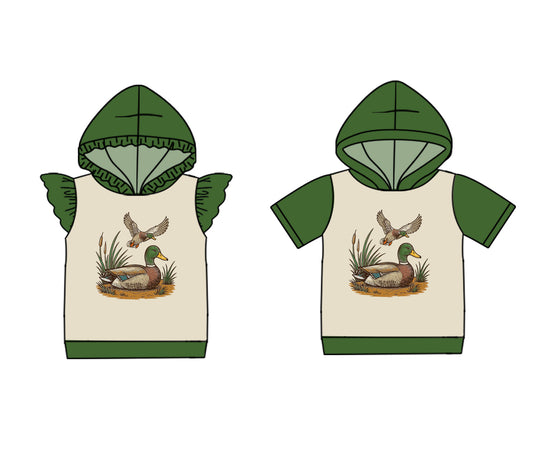 4.23 custom each style moq 5eta 4-6week Sibling Sister duck baby boy top and girl top match family design