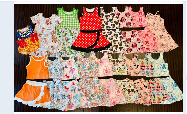 RTS NO MOQ Sibling yoga fabric Baby Girls Vests Skirt Short Yoga Active Clothes Set Dress Rompers