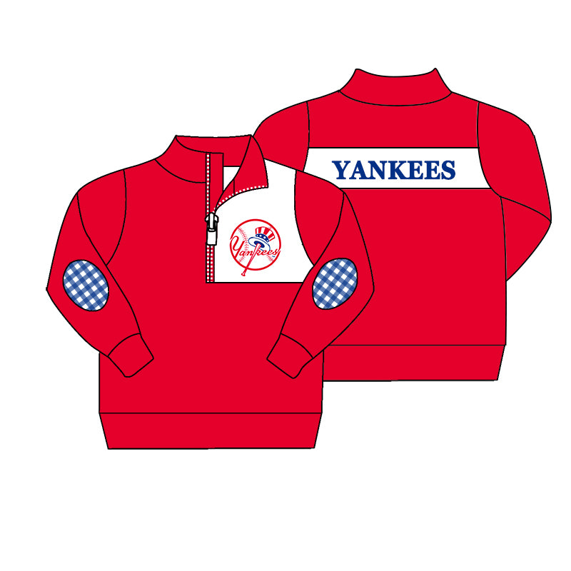 Custom moq 5 mix size milk silk summer teams Girls Long Sleeve Red Top Matching Short Sleeve Set Boys Tops