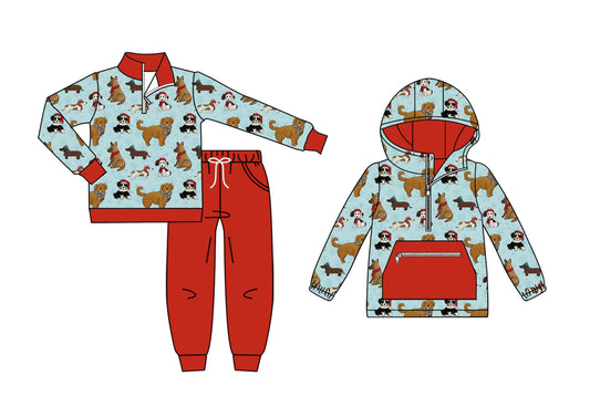 25.8.15 custom each style moq 5eta 4-6week Sibling Sisters Christmas baby boy long sleeve pants sets and top match family design