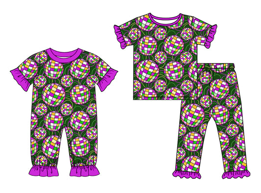 25.10.1 custom each style moq 8 eta 6-8week Sibling Sisters baby girl clothes short sleeve pants sets and romper match family design