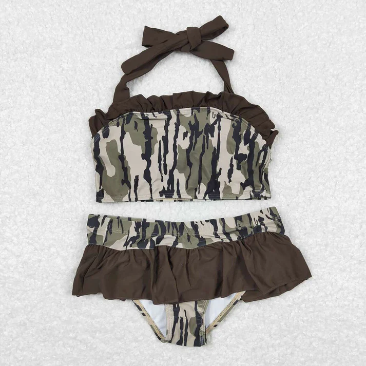 RTS Baby Girls Boys Camo Family Sibling Swimsuits
