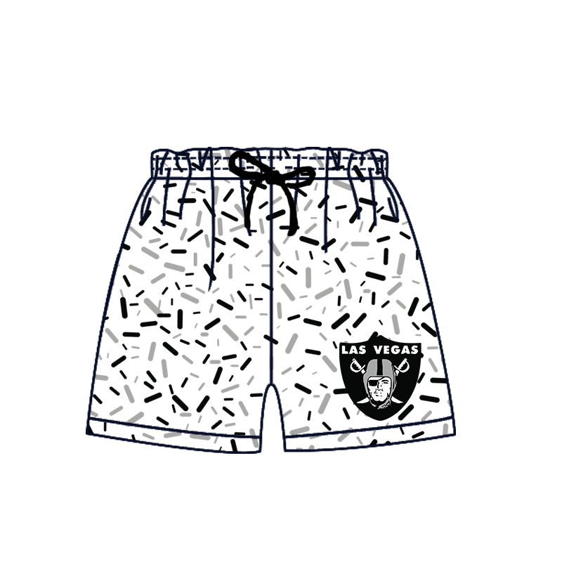 Custom summer teams baby girls clothes team white hooded long sleeve tops and short sleeve top and dress and pants and shorts-25.6.12