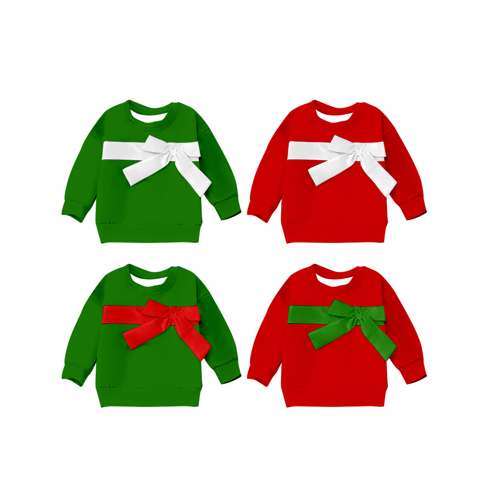 25.7.14 custom each style moq 5eta 4-6week Sibling Sister Christmas red green baby boy long sleeve top 1 and top 4 match family design