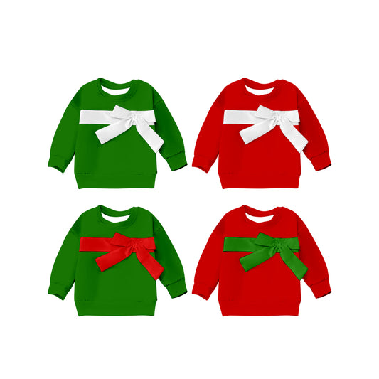 25.7.14 custom each style moq 5eta 4-6week Sibling Sister Christmas red green baby boy long sleeve top 1 and top 4 match family design