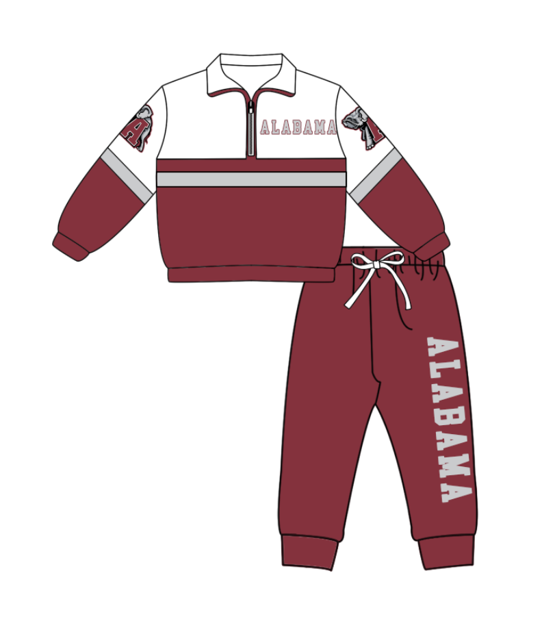 Custom moq 5 mix size milk silk dark red long-sleeved and trouser-length yoga outfit with zipper