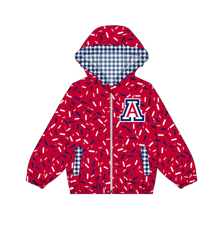 10.3-4-Custom moq 8 mix size milk silk summer team baby girls clothes red hooded long sleeve top-25.10.9