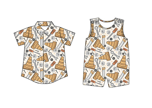 12.27 custom each style moq 5eta 4-6week Sibling Sister baby boy romper and top match design