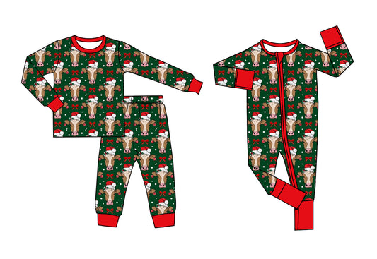25.5.25 custom each style moq 5eta 4-6week Sibling Sisters Christmas bow baby boy long sleeve pants sets and rompers match family design