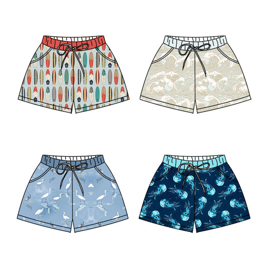 25.11.6 custom each style moq 5 eta 6-8week Sibling Sisters baby kids summer shorts 4 match family design