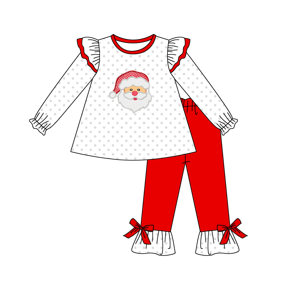5.29 custom each style moq 5eta 4-5week Sibling Sister Christmas white girls outfits and baby romper match family design