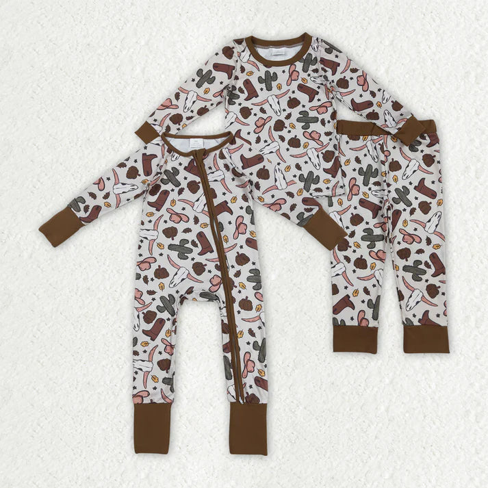 RTS Sibling baby boy clothes long Sleeve pants sets and rompers