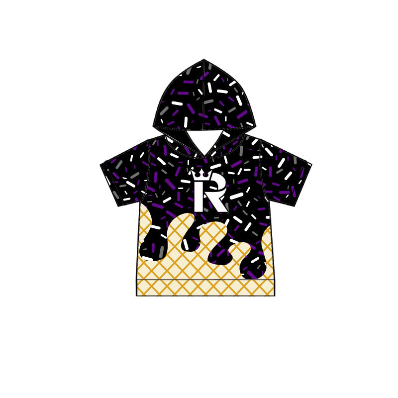 Custom moq 5 mix size milk silk Ice cream purple white gray clothes