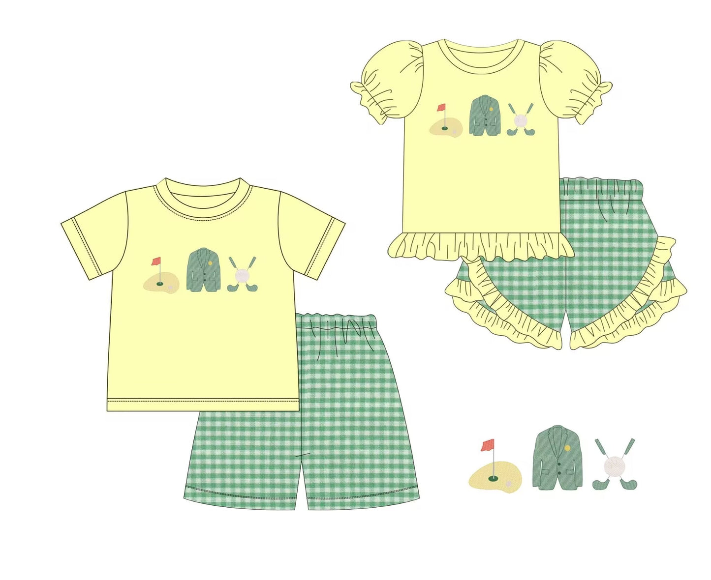 Custom moq 5 each style eta 6-7weeks baby girl clothes short sleeve shorts sets 2 -25.8.28