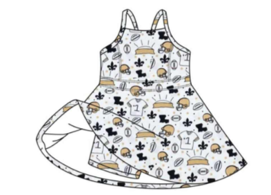 Custom moq 5 mix size milk silk summer teams baby girls clothes sleeveless skirts sets 2 and dress 2 and top 2-25.8.3