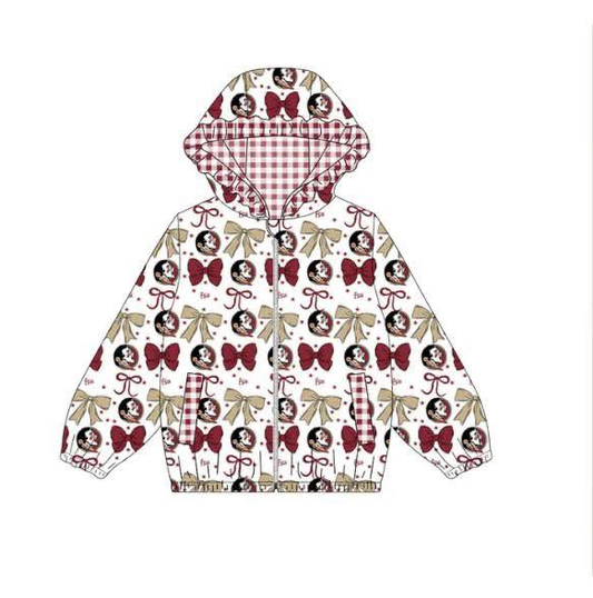 Custom moq 5 mix size milk silk summer teams baby girls clothes lace bow hooded long sleeve top-25.9.2