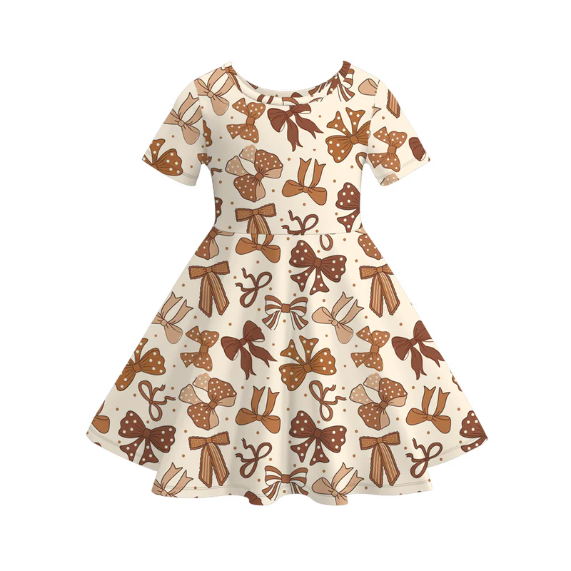 Custom moq 5 each style eta 6-7weeks halloween baby girl short sleeve dress and adult dress-25.7.21