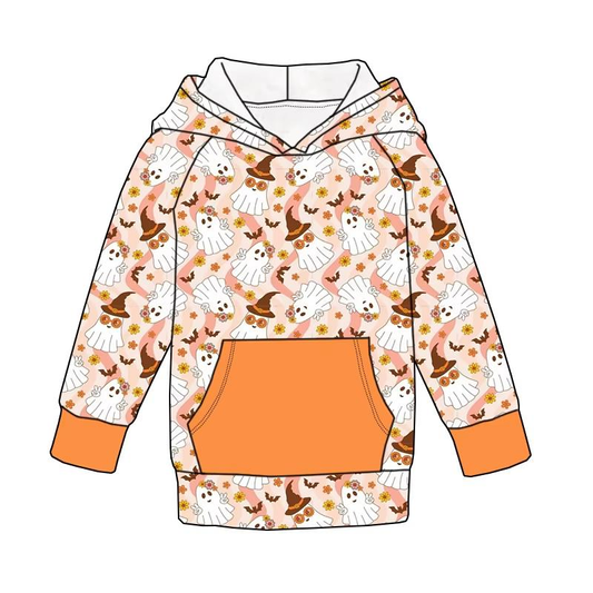 Custom moq 5 each style eta 6-7weeks baby girl clothes halloween hooded long sleeve top-25.8.1