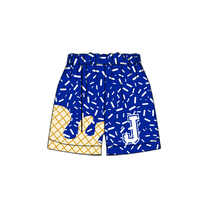 custom moq 3 eta 6-8weeks Adult men summer team blue shorts