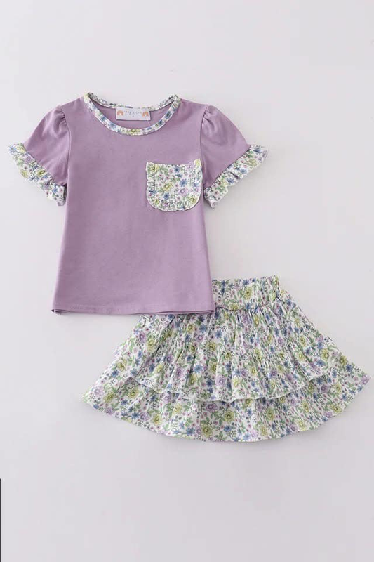 Custom moq 3 eta 7/8week moq 5 eta /4/5week baby girl clothes flying Sleeve briefs Shorts Set dress