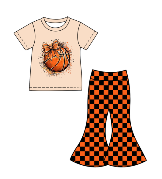 Custom moq 5 mix size eta 6-8weeks milk silk summer teams orange baby girl clothes short sleeve pants sets-25.10.27