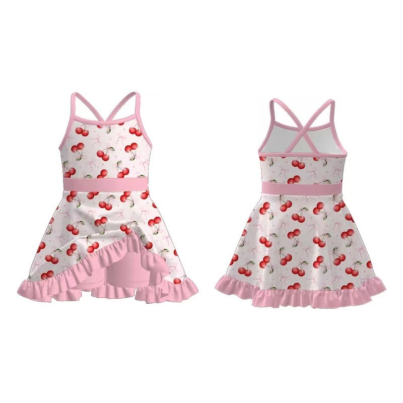 Custom moq 5 each style eta 6-7weeks milk silk baby girls summer short sleeve dresses