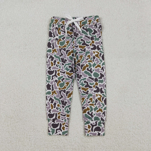 RTS NO MOQ（In Stock) Gray-Green Camouflage Pants
