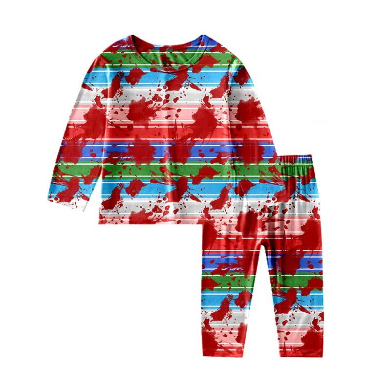 Custom moq 5 each style eta 6-7weeks baby boy clothes long sleeve pants sets 8-25.7.28