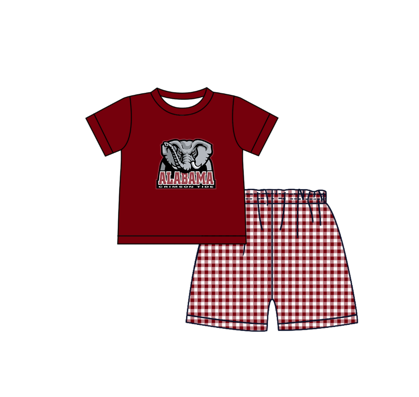Custom moq 5 mix size milk silk summer teams red Polka Dot Baby Romper Set Short-Sleeved Thong Dress for Girls And Short-Sleeved Shorts for Boys Cute Baby Outfit