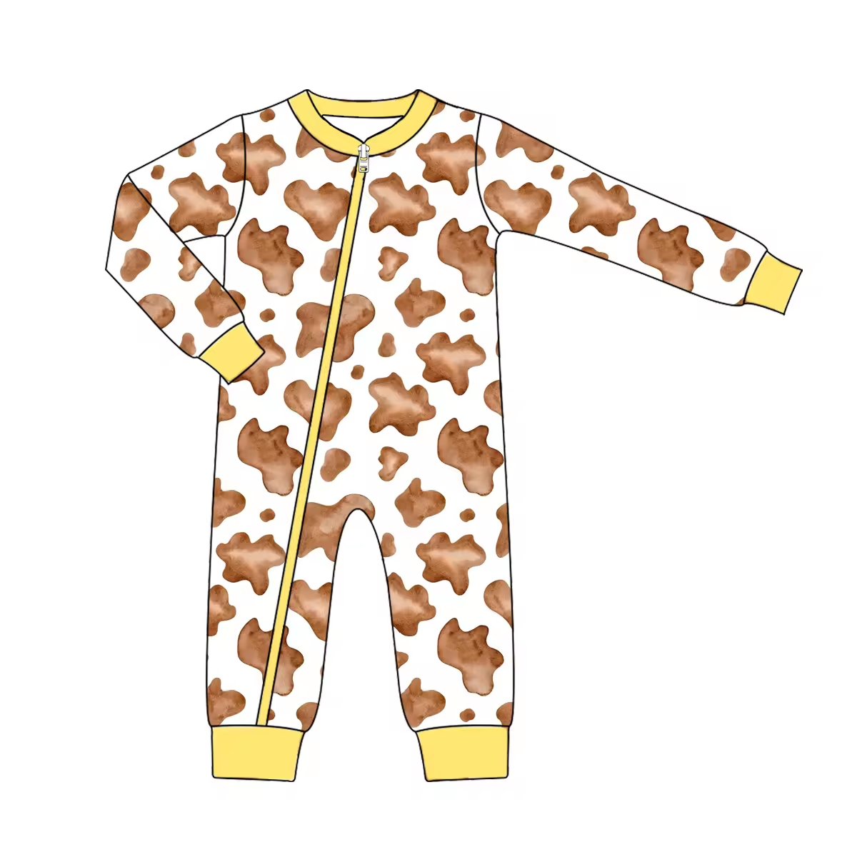 Custom moq 3 each mix size eta 6-8weeks  Leopard print yellow and white mixed suit