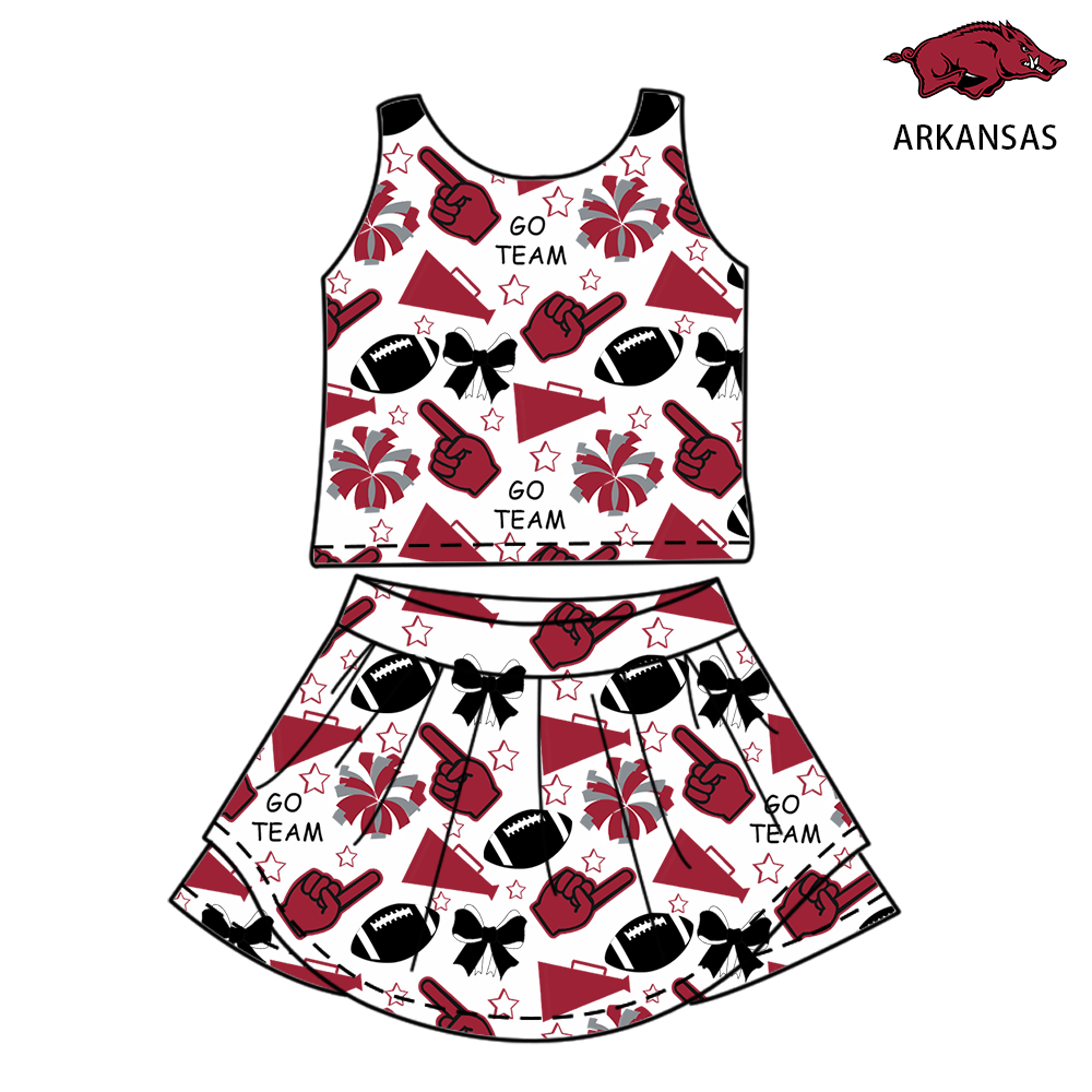 Custom moq 5 mix sizes summer teams baby girls clothes team short sleeve skirts shorts sets and dress-25.6.7