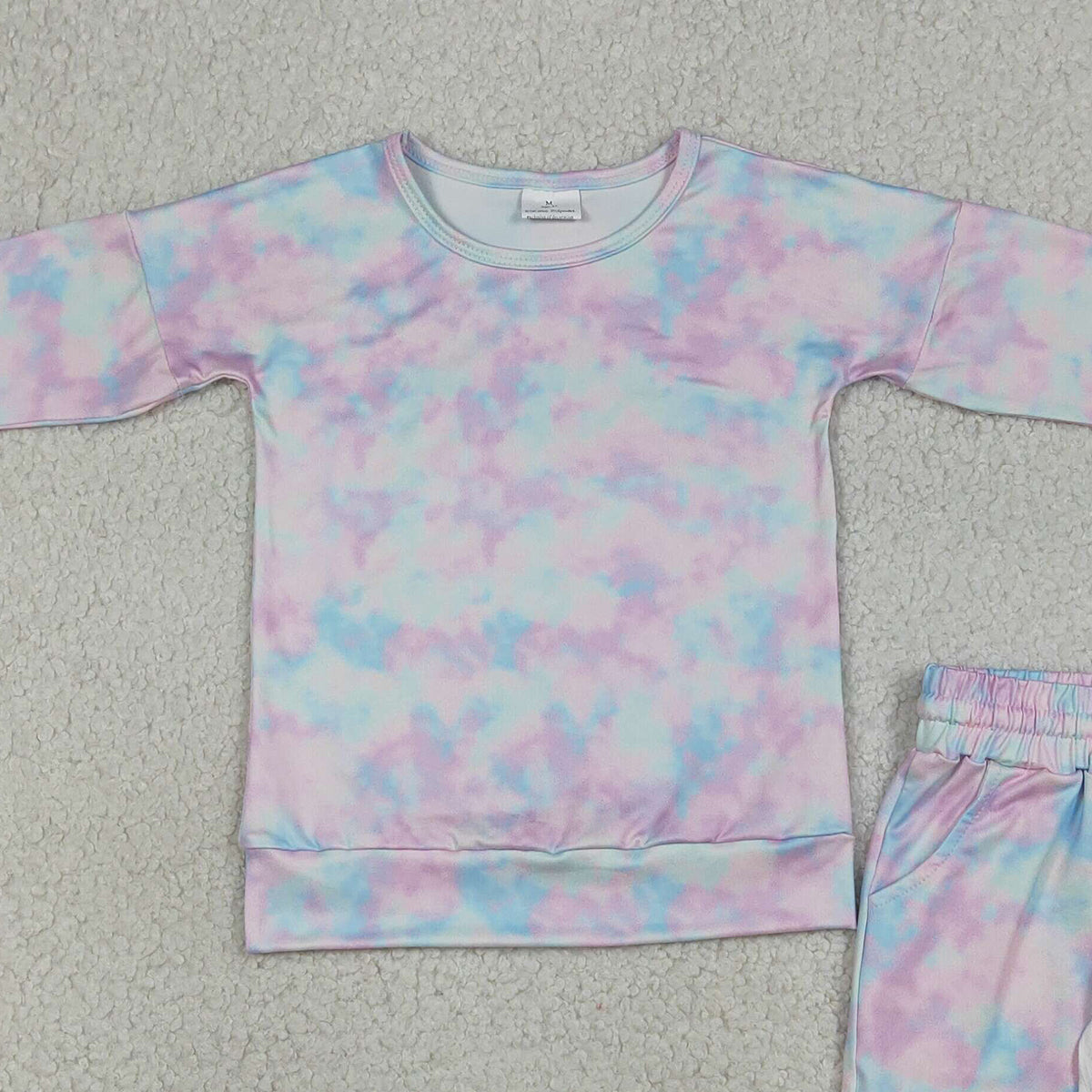 RTS NO MOQ GLS0094 Baby Girls Colorful Camouflage Top with Pockets Shorts Outfit Set Cute Baby Girl Clothing Set