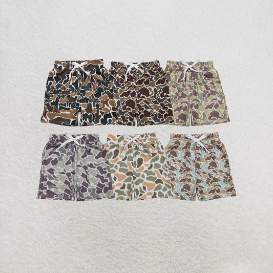 RTS NO MOQ（In Stock)Baby Boys Southern Camo Pockets Joggers Shorts Bottom