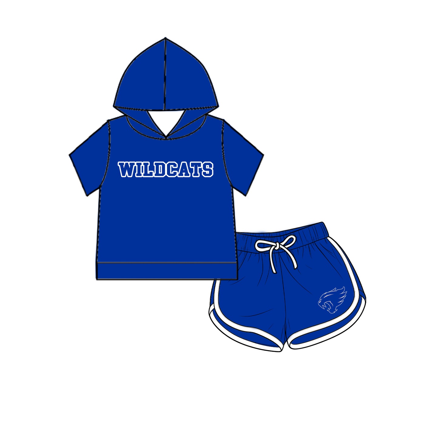 custom moq 5 mix size XY070306 Baby Kids Blue Top And Pants Daily Clothes Sets