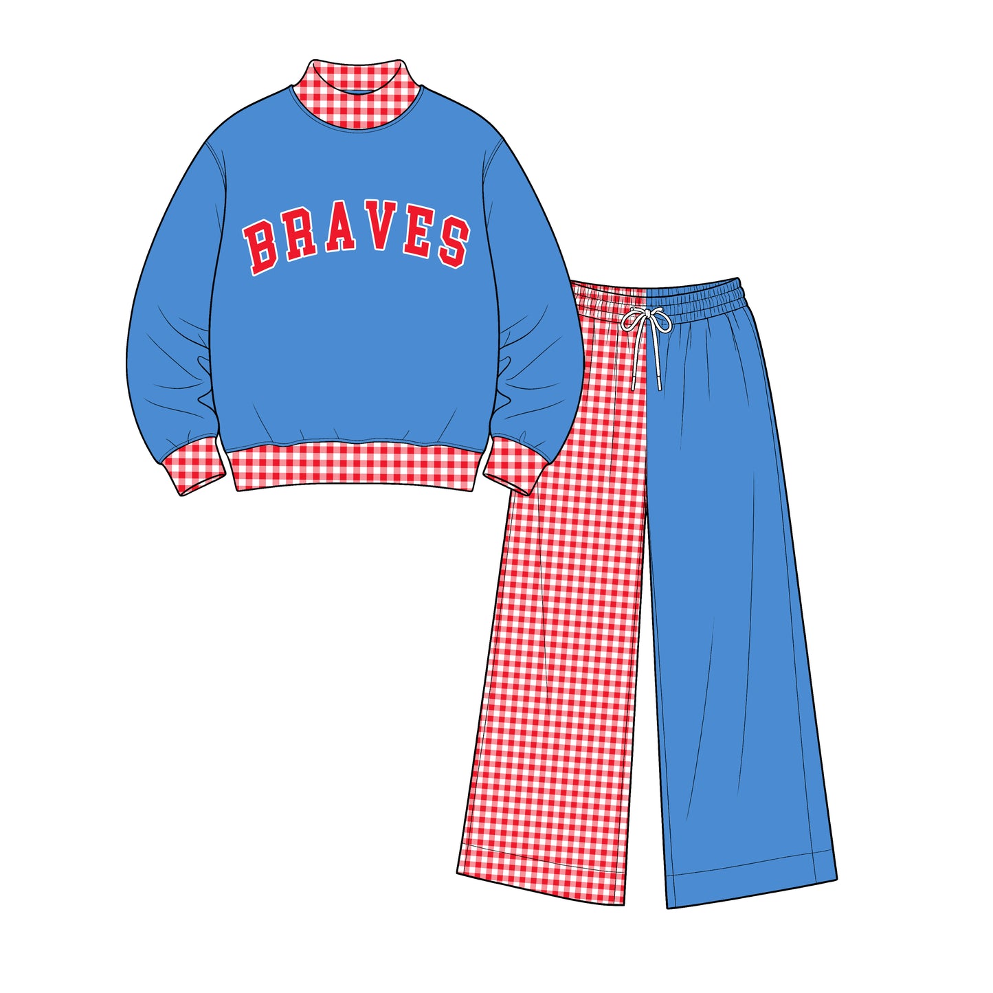 custom moq 5 mix size  XY072502 Baby Kids Letter Printed Long Sleeve Tops Patchwork Pants Daily Team Outfit