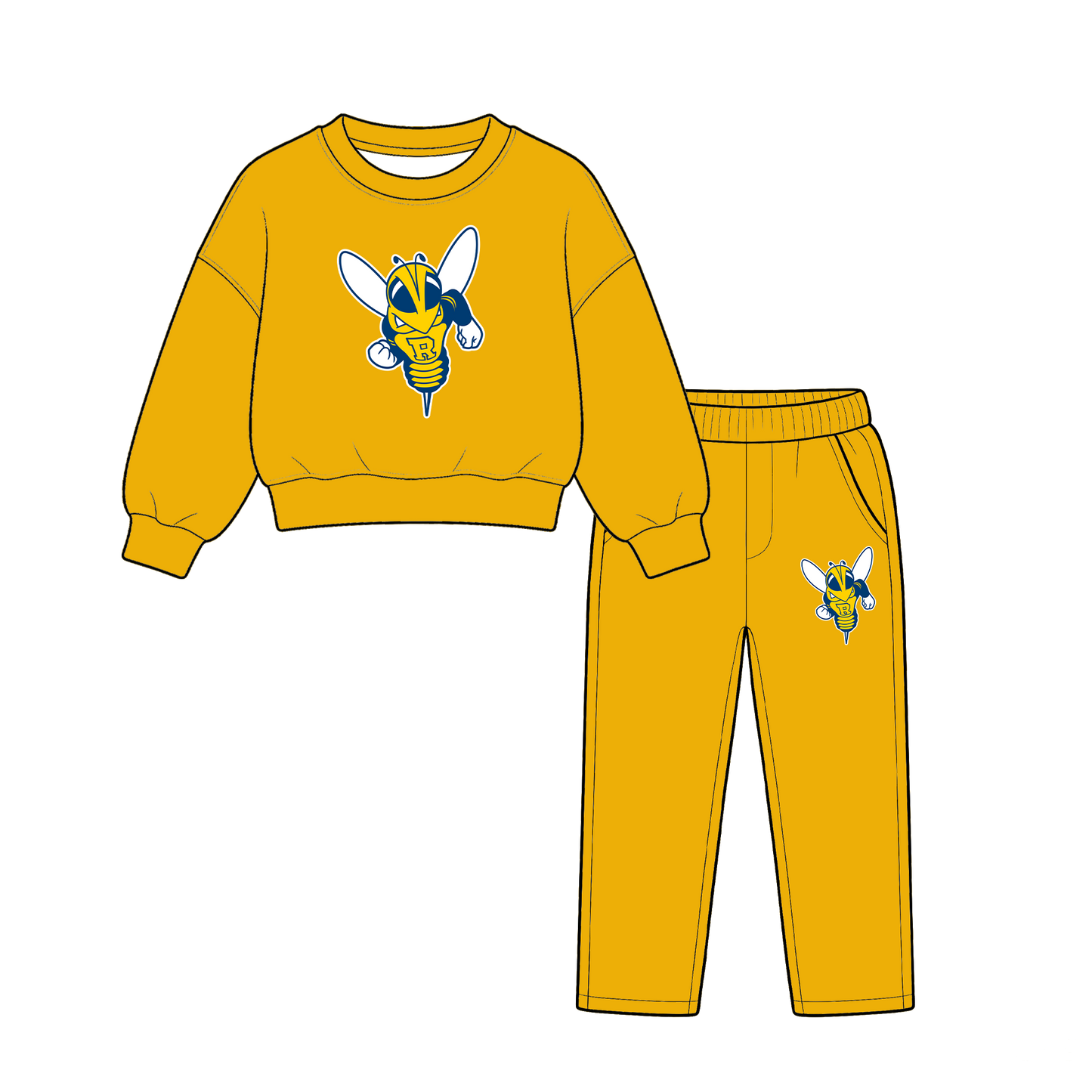 custom moq 5 mix size XY070202 Baby Long Sleeve Top Pant Two Piece Clothes Sets