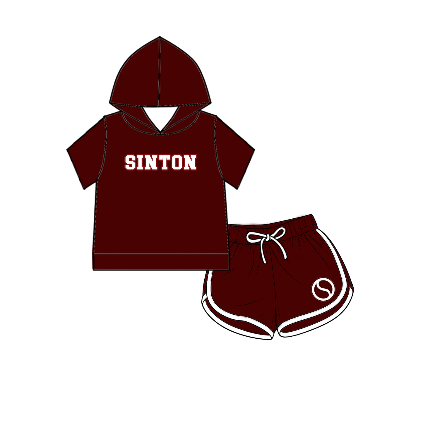 custom moq 5 mix size XY070302 Baby Kids Navy Red Top And Pants Daily Clothes Sets