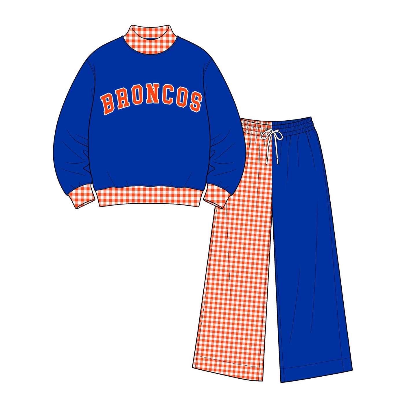 custom moq 5 mix size  XY072502 Baby Kids Letter Printed Long Sleeve Tops Patchwork Pants Daily Team Outfit