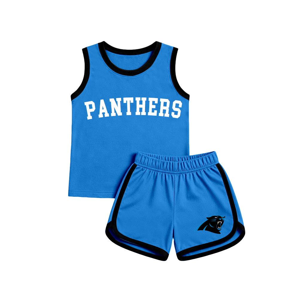 custom moq 5 mix size XY071402 Baby Sleeveless Tank Top Elastic Waist Shorts Team Casual Outfit