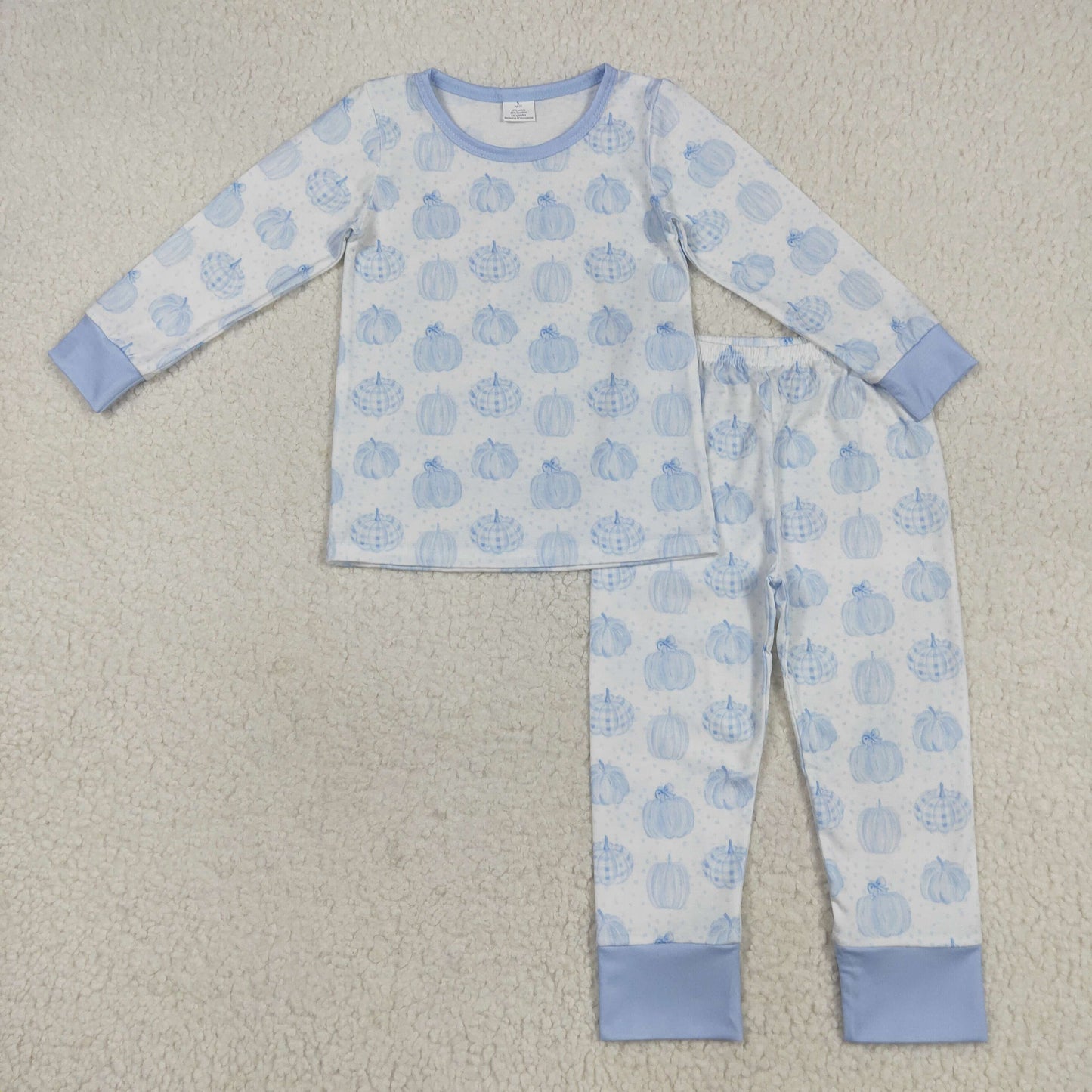 RTS NO MOQ Sibling Baby girls boys clothes modal halloween long-sleeved trousers suits