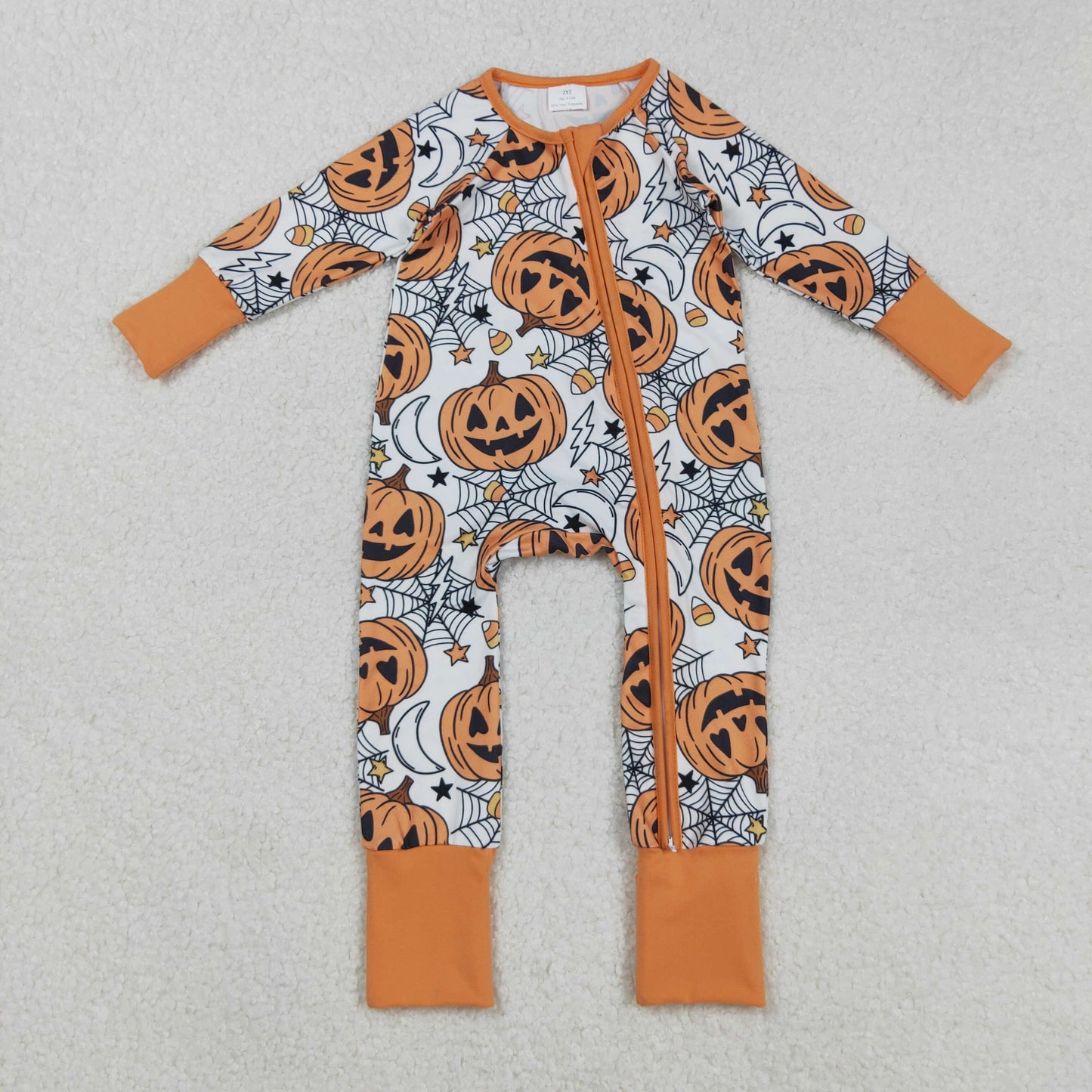 RTS NO MOQ Sibling Baby boy girls clothes Halloween long-sleeve rompers