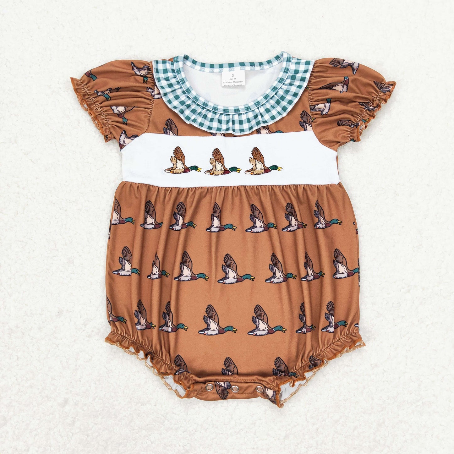 RTS NO MOQ baby girl clothes short-sleeved romper dress