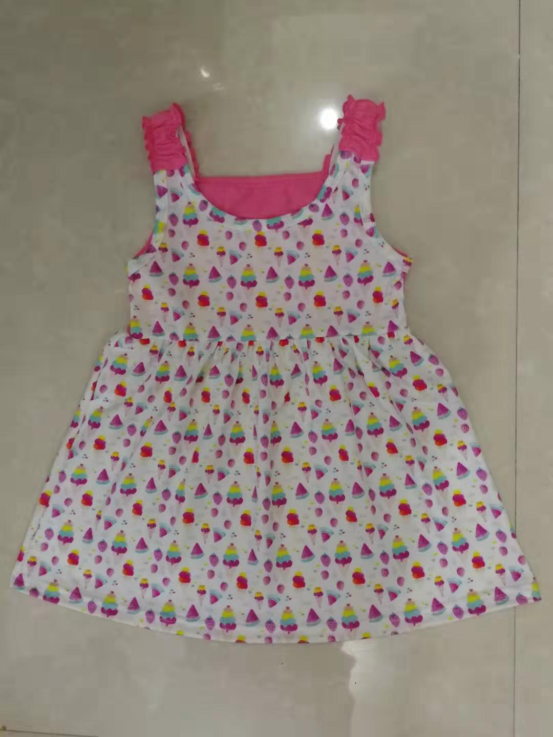 summer dress with shoulder straps