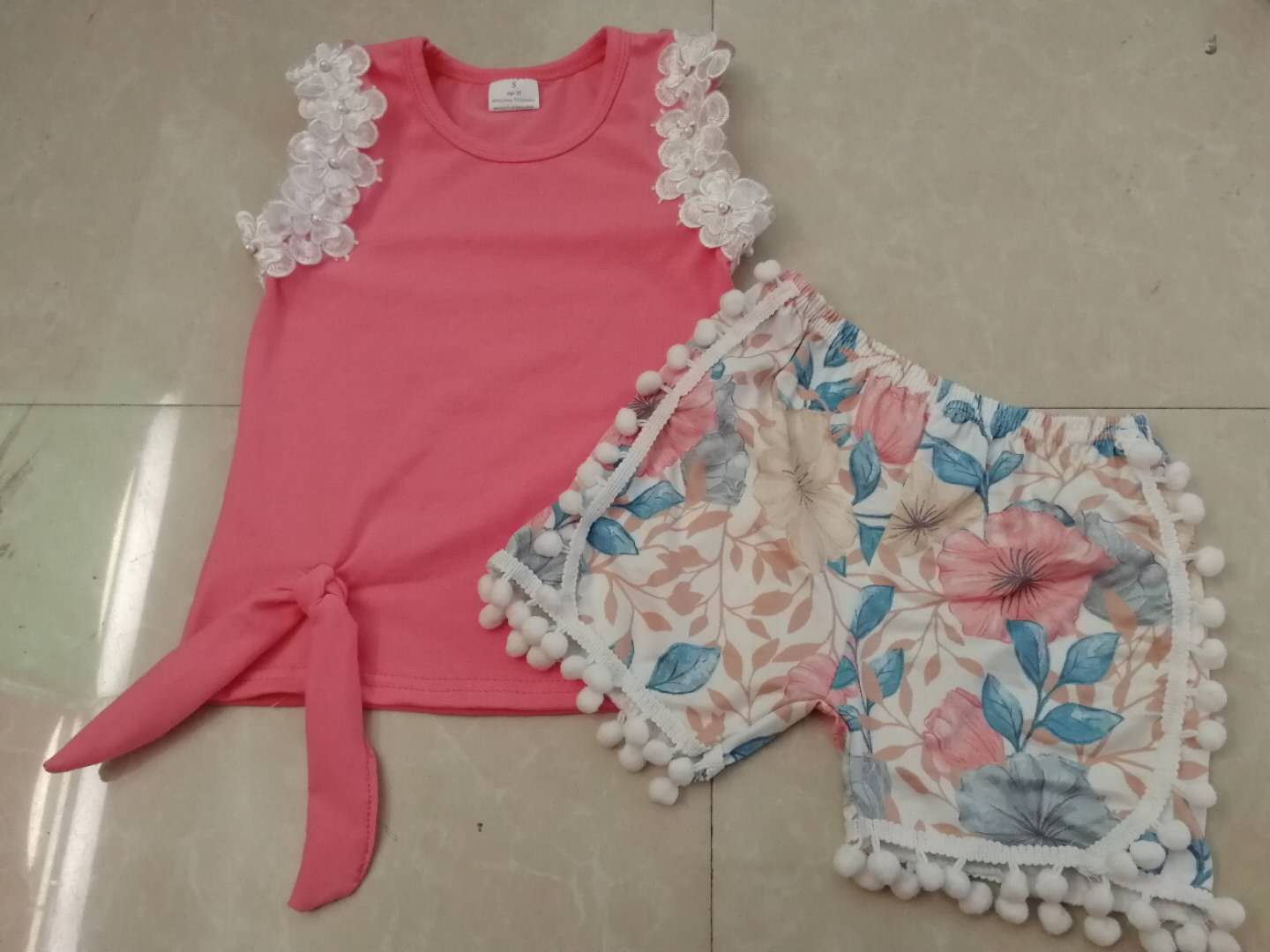 Summer pink flower set